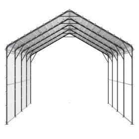 Heavy Duty Metal Carport, 12' x 20' Outdoor Carport with Galvanized Steel Frame & Roof, Car Tent Garage Shade with Removable Sidewalls