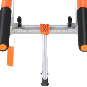 Heavy Duty Kayak Cart, Foldable Canoe Trolley Cart with 12'' Tires, Adjustable Width 6.69"-17.32"