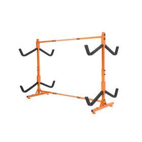 Freestanding Kayak Storage Rack, Kayak Stand for 4 Kayak Canoe Paddleboard, Heavy-duty Steel Kayak Hanger Holder with Padded Arms and Adjustable