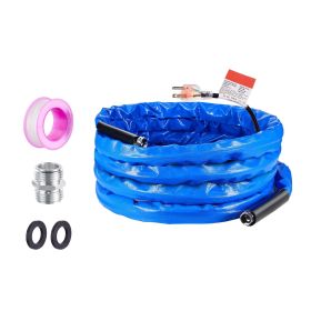 30ft Heated Water Hose for RV, Heated Drinking Water Hose with Corrugated Cover Antifreeze to -45 Fahrenheit , Automatic Self-regulating
